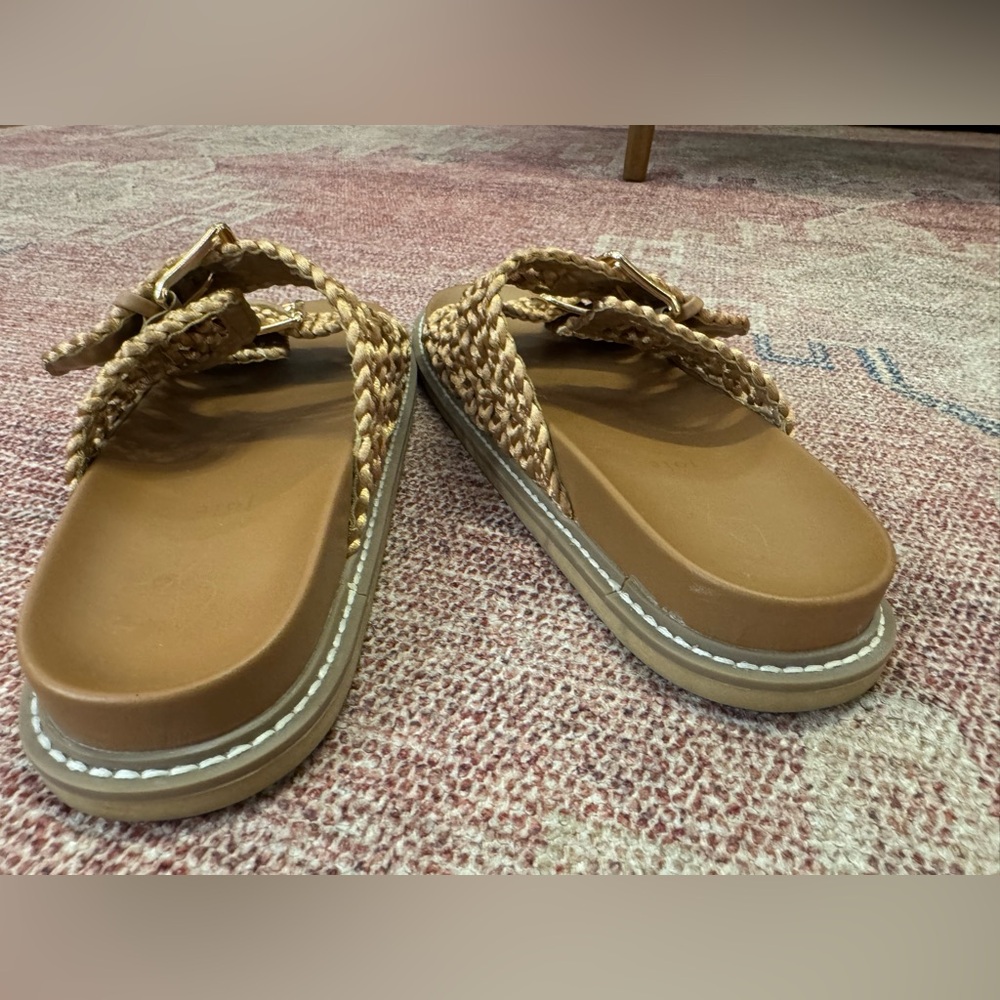 Joie women’s weaver slide sandal in golden taupe size 8 - Picture 4 of 9